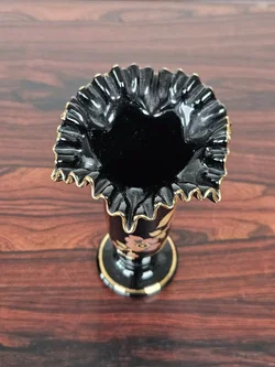 Dekorative Bohemia Glas Dekovase - Höhe: ca. 18 cm – Vorschau 3
