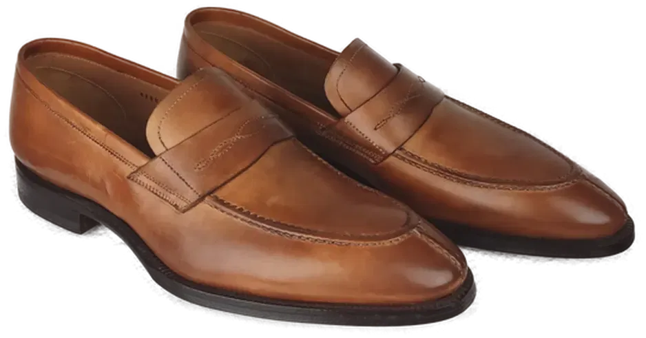 Stefano Branchini Leder Herrenslipper, braun - Gr. 43 - Bild 4