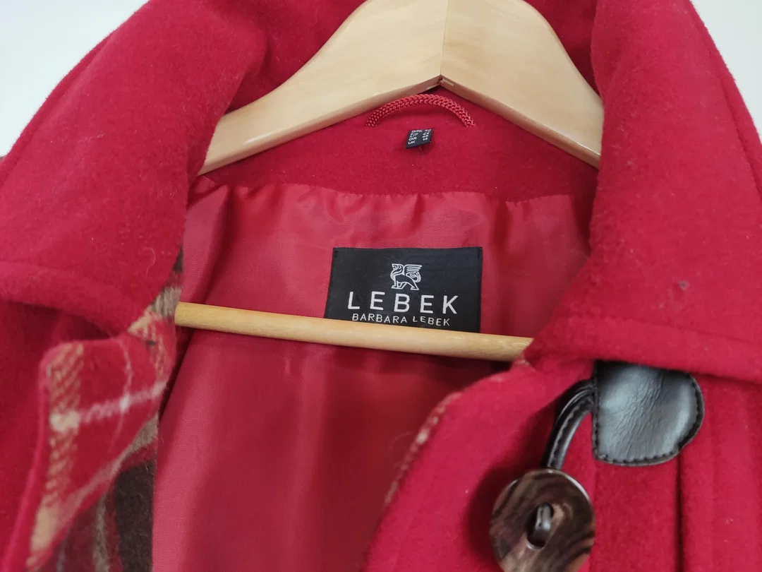 Lebek Damen Dufflecoat Rot Gr. 40 – Bild 4