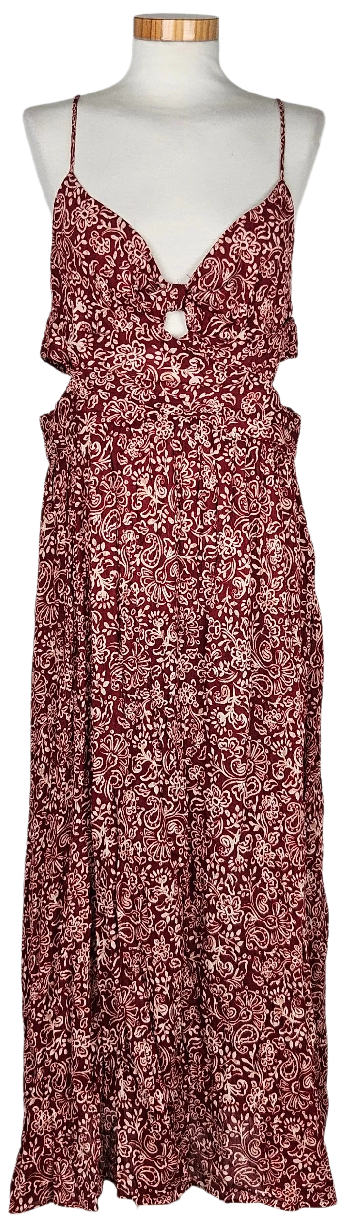 ZARA Damen Maxikleid, rot - Gr. L  - Bild 1