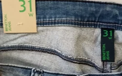 United Colors of Benetton Damen Jeans blau Gr. 31 – Vorschau 3