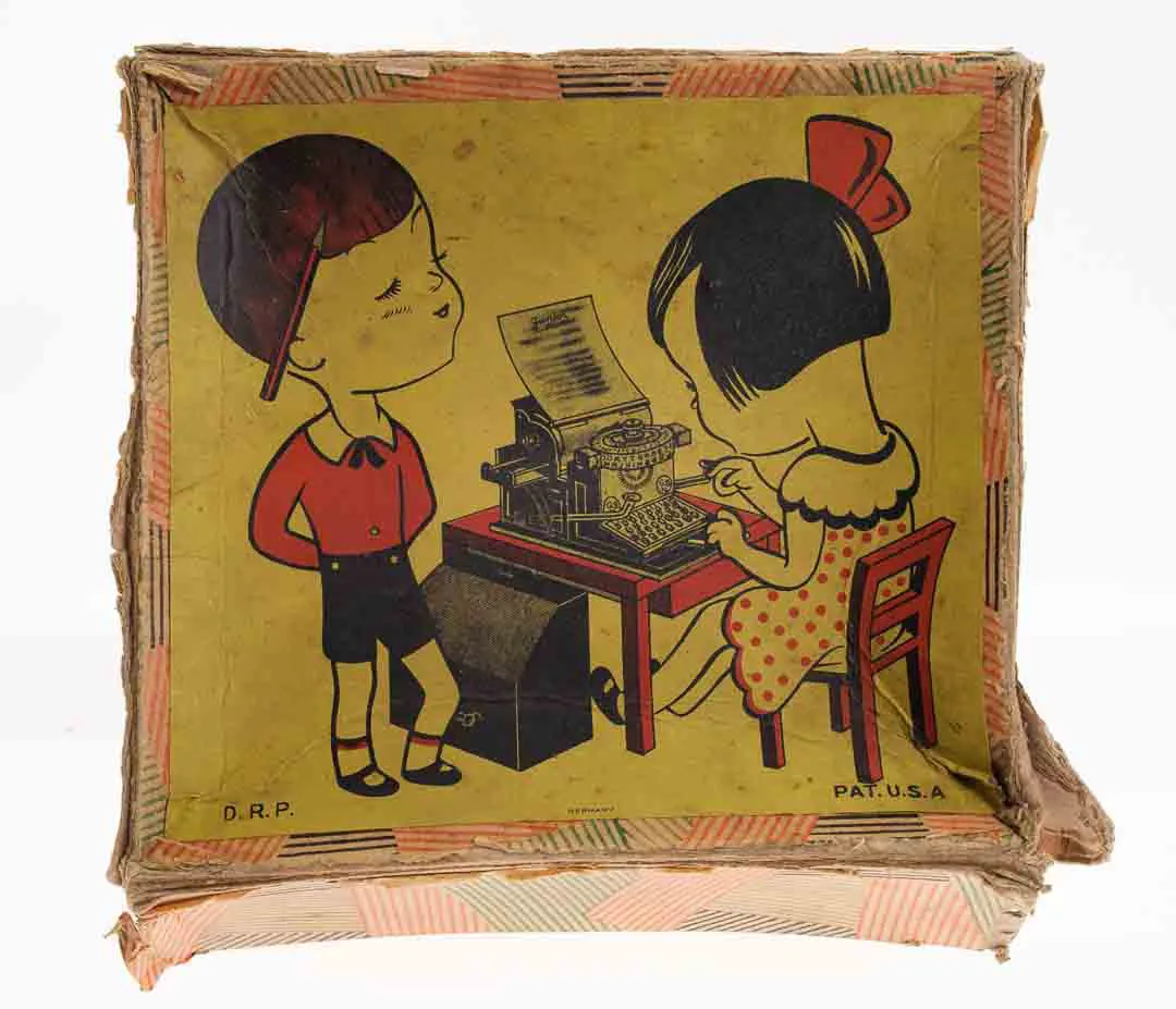 JUNIOR Vintage Tragbare Mini Schreibmaschine in Originalverpackung – Bild 4