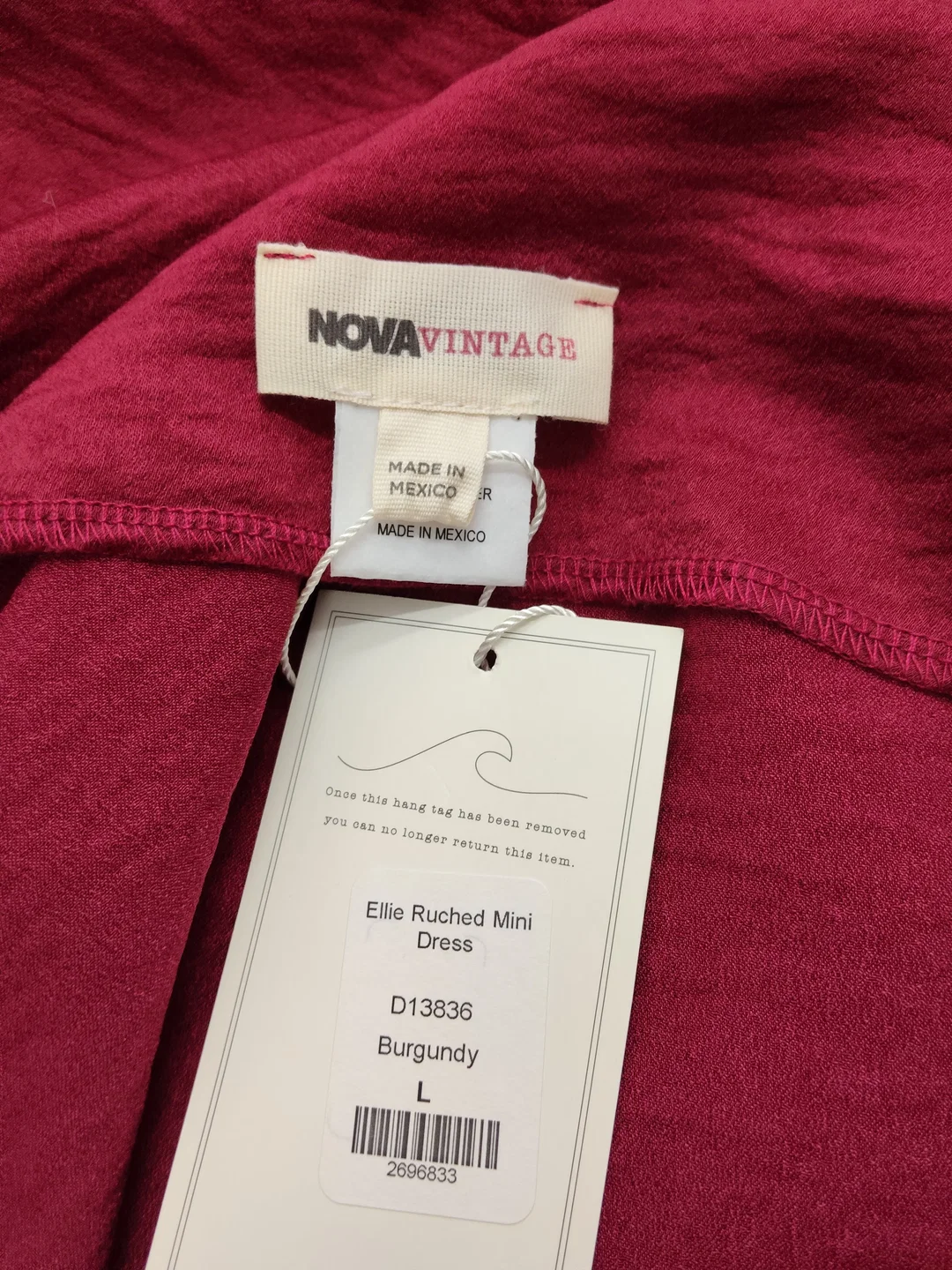 Minikleid Sonstige Größe 40 Polyester Uni | Neu Mit Etikett – Bild 4