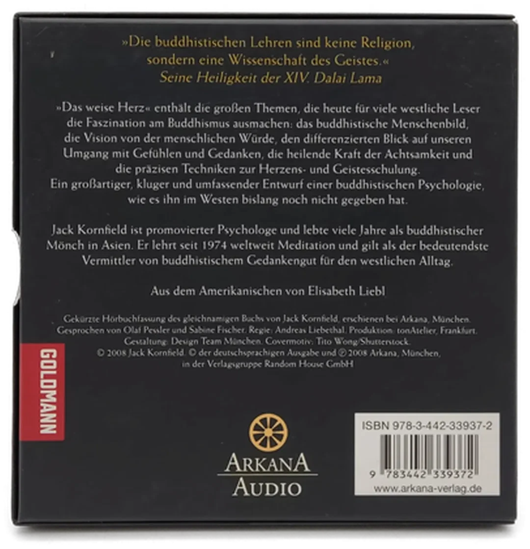 CD Jack Kornfield "Das weise Herz" – Bild 2