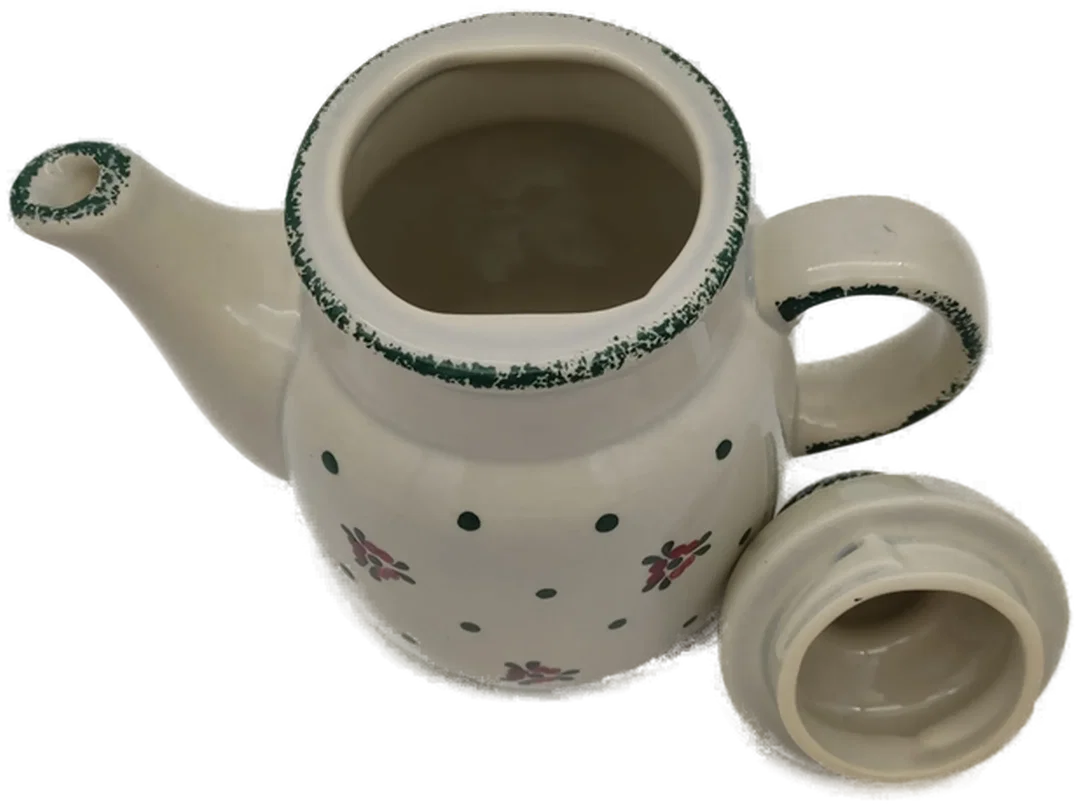 Vintage Kaffeekanne Keramik DDR - H/19 cm, Ostalgie – Bild 4