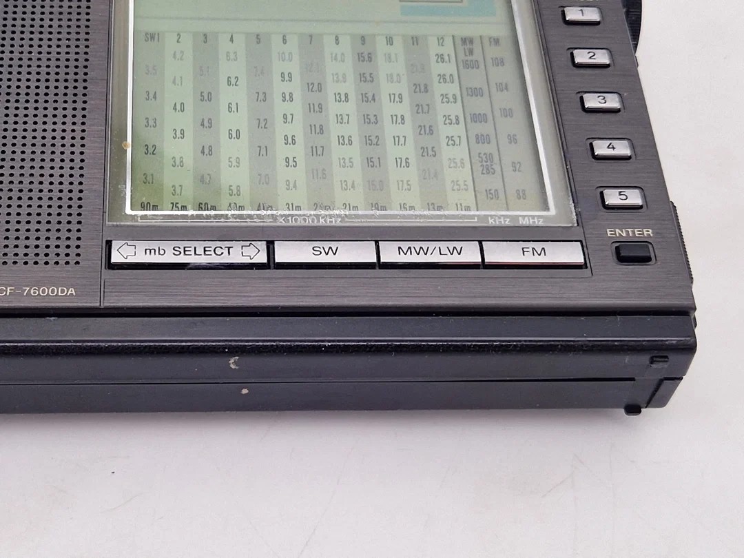 Sony ICF-7600DA Digitaler Weltempfänger / Radio - Schwarz (Ungeprüft / Bastlerware) – Bild 14