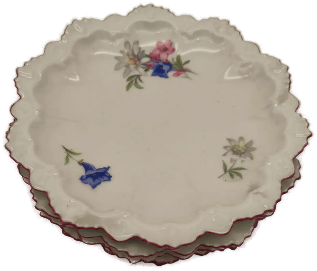 Set aus 3 Porzellanteller von Moritz Zdekauer aus Altrohlau - Bild 1