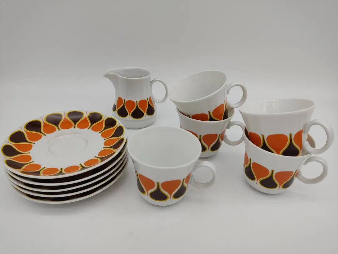 11-teiliges Vintage-Kaffeeservice des Herstellers Eschenbach - Bild 1