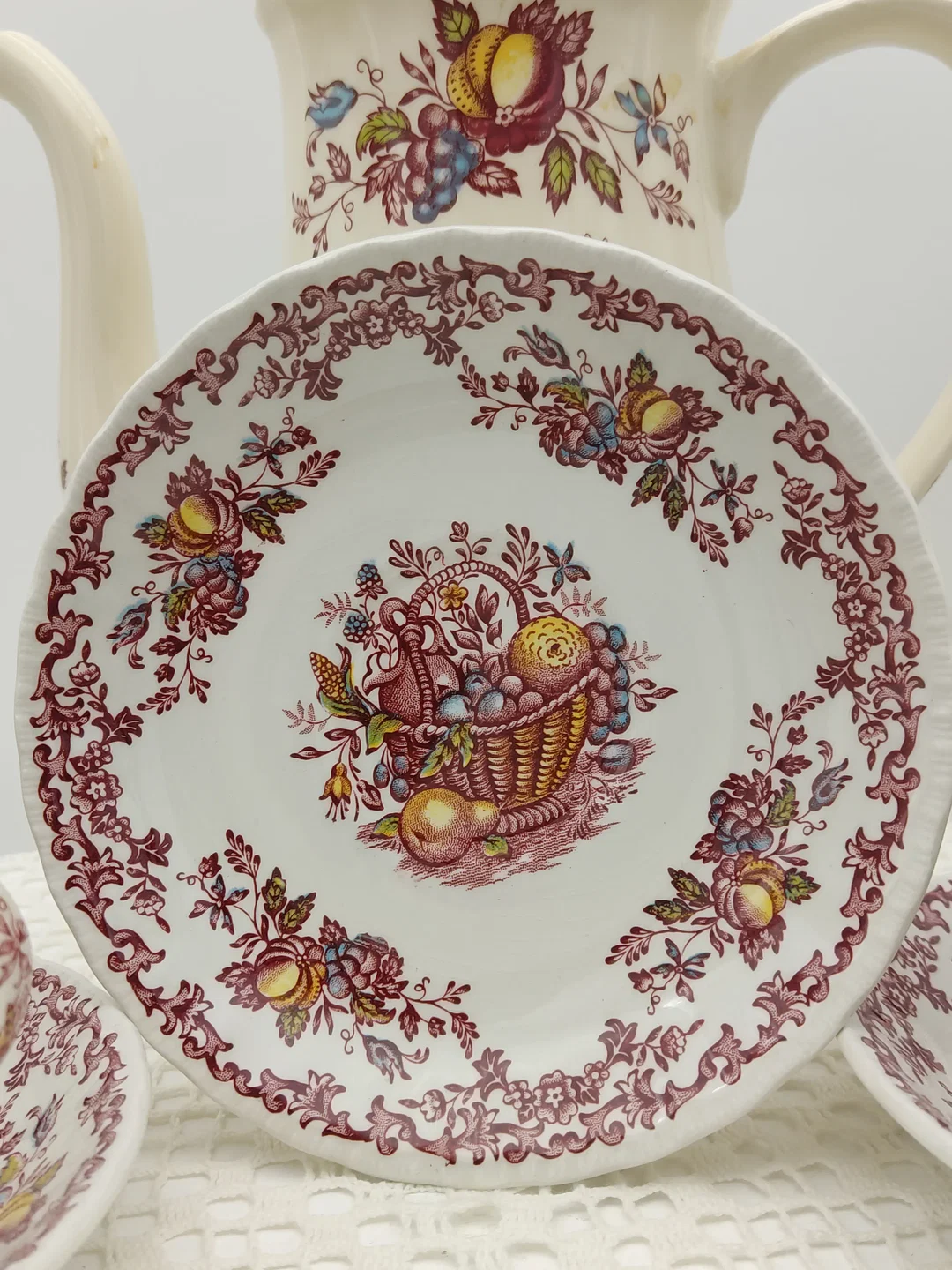 Royal Tudor 'Fruits & Flowers' Kaffee- und Teeservice Keramik | Englischer Schatz – Bild 15