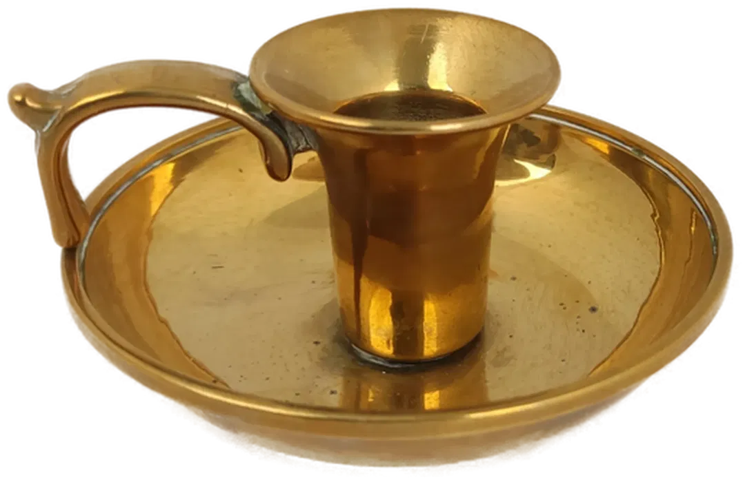 Kerzenständer Messing mit Tragegriff - Bild 4