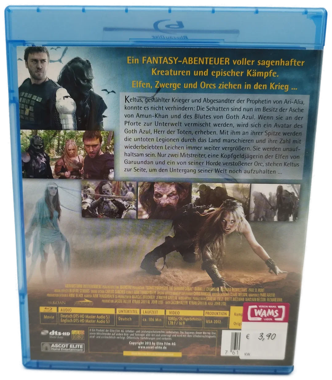 Schattenkrieger: The Shadow Cabal - BluRay / FSK 16 – Bild 2