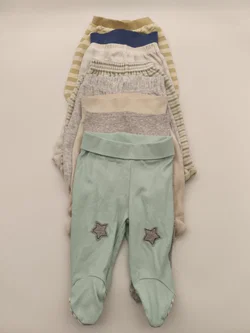 8 Stk. Babyhosen mit Fuß, Gr. 50/56 – Vorschau 3