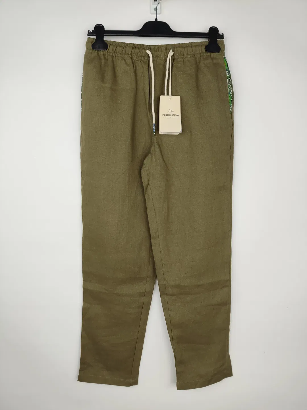 Peninsula Leinenhose khaki - 40 / M - Bild 1