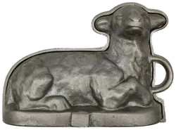 Lamm Gussform aus Aluminium - 15x22x10cm - Bild 1