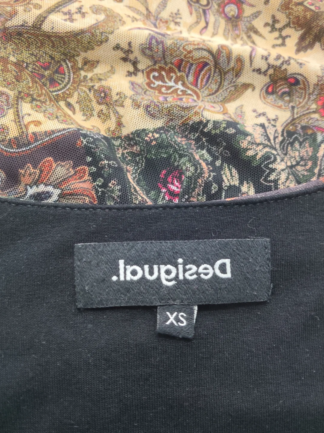 Desigual Damen-Langarmshirt Gr. 34 Geblümt | Boho-Charme – Bild 4