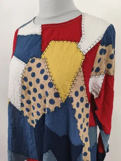 YL, Sommerkleid, Seersucker, Gr. XL,  - Bild 2