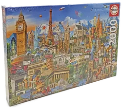 Educa 2.000-Teile-Puzzle Wahrzeichen Europas