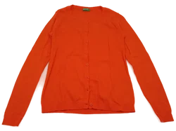 United Colors of Benetton Kinderjacke orange Gr. XS - Bild 1