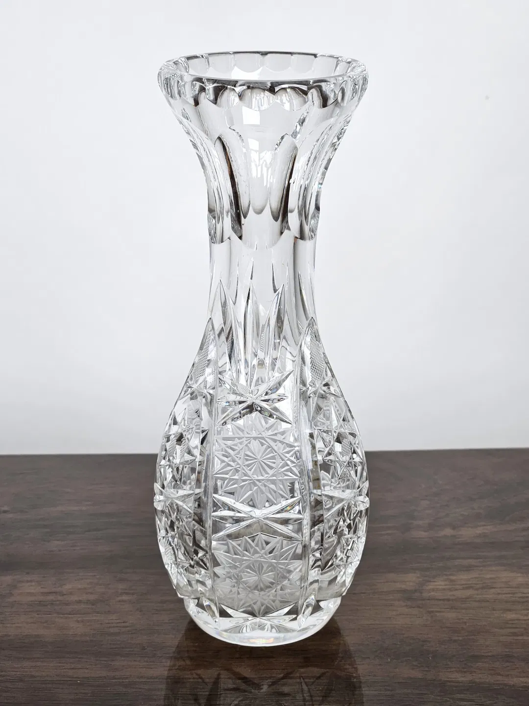 Dekorative Kristall Vase - Höhe ca. 19 cm  - Bild 4