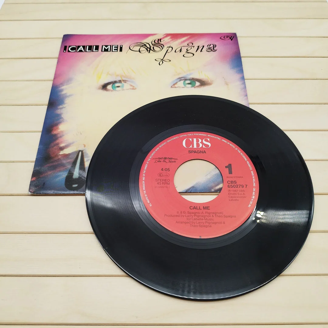 Ivana Spagna, Call me, Vinyl Single  – Bild 2
