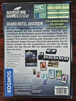 ADVENTURE GAMES Entdeckt die Story - Grand Hotel Abaddon - Gesellschaftsspiel - KOSMOS - Bild 2