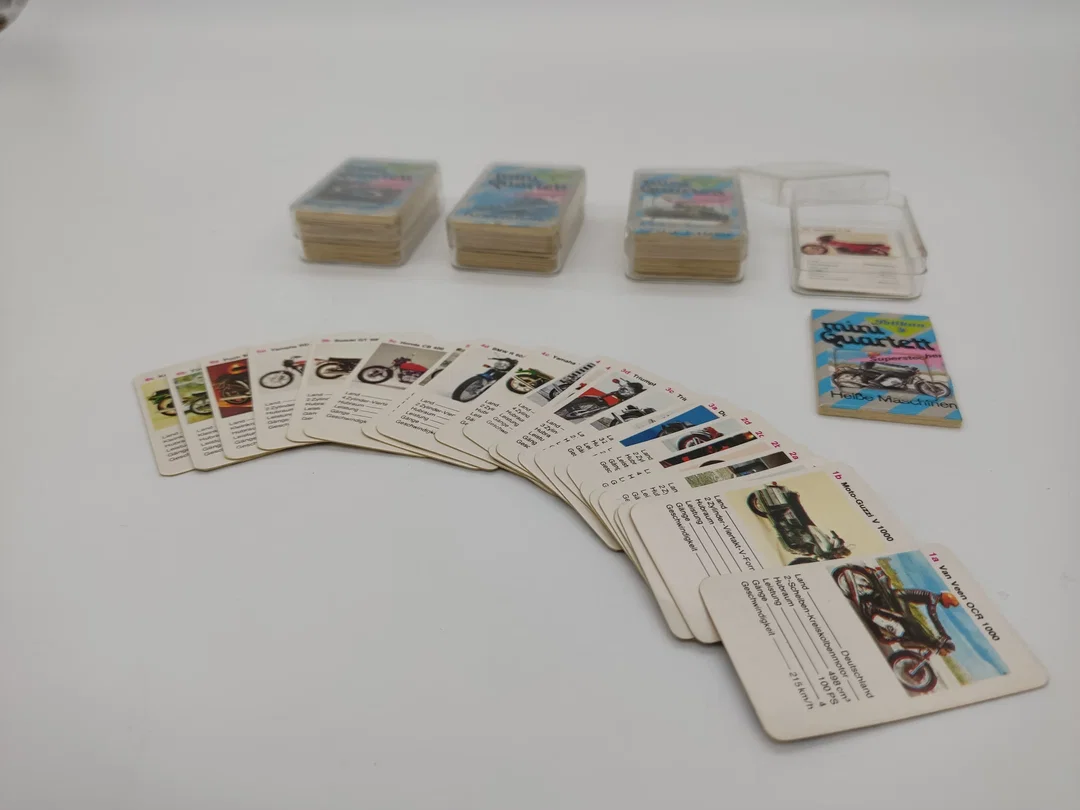 4 verschiedene Mini Quartette Pelikan "Superstecher" 1970er – Bild 3