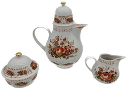 Kaffeeservice 4-Teilig Sonstige Porzellan | Retro-Charme – Vorschau 7