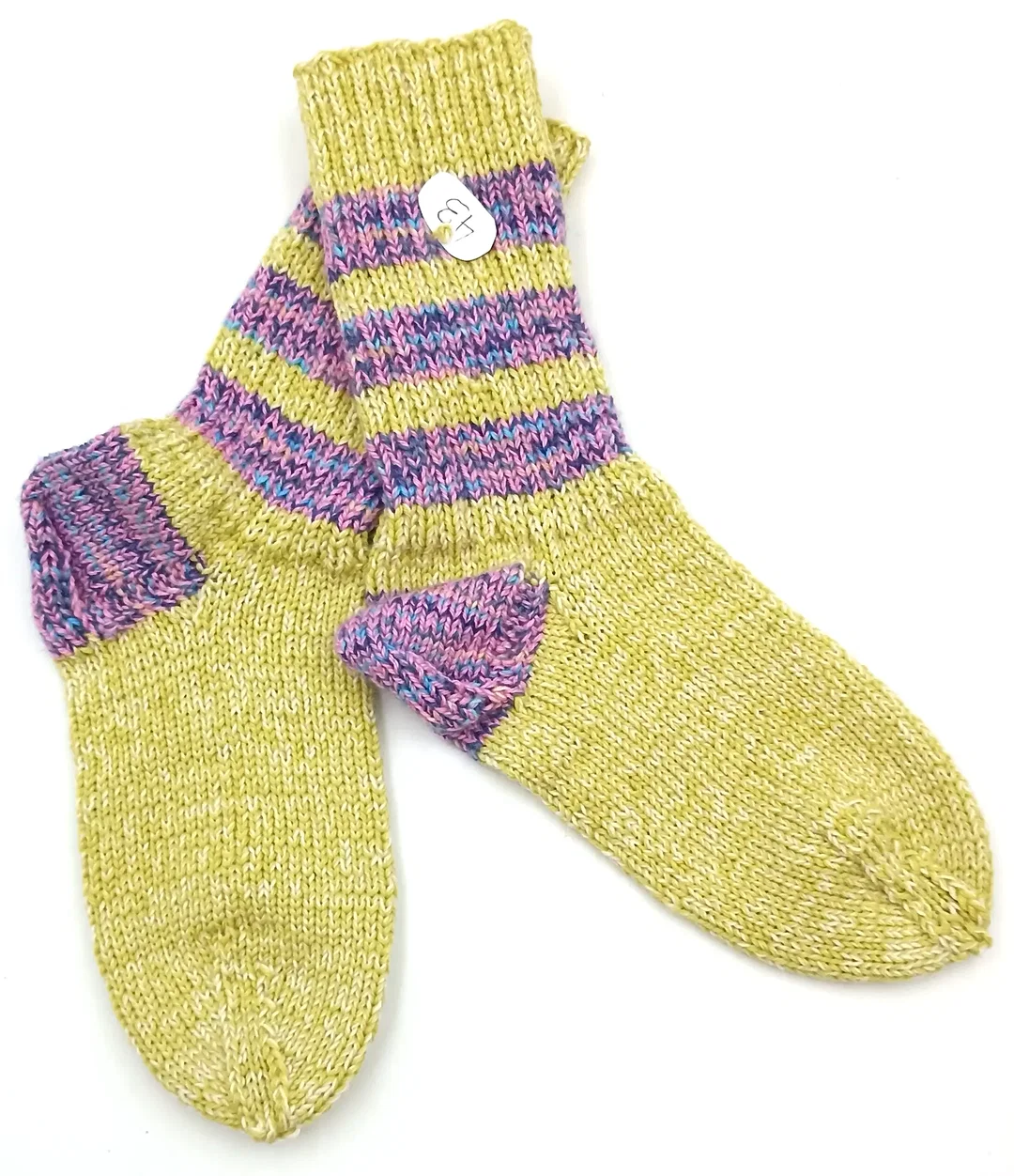 Handgestrickte Wollsocken Gr. 43 - Bild 1