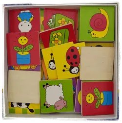 Memory Holz 32 Teile Vintage - Bild 2