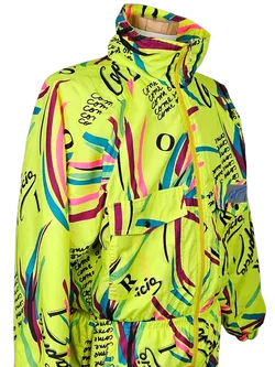 Capricio Vintage Herren Skianzug, gelb - L/XL (Made in Italy) - Bild 4