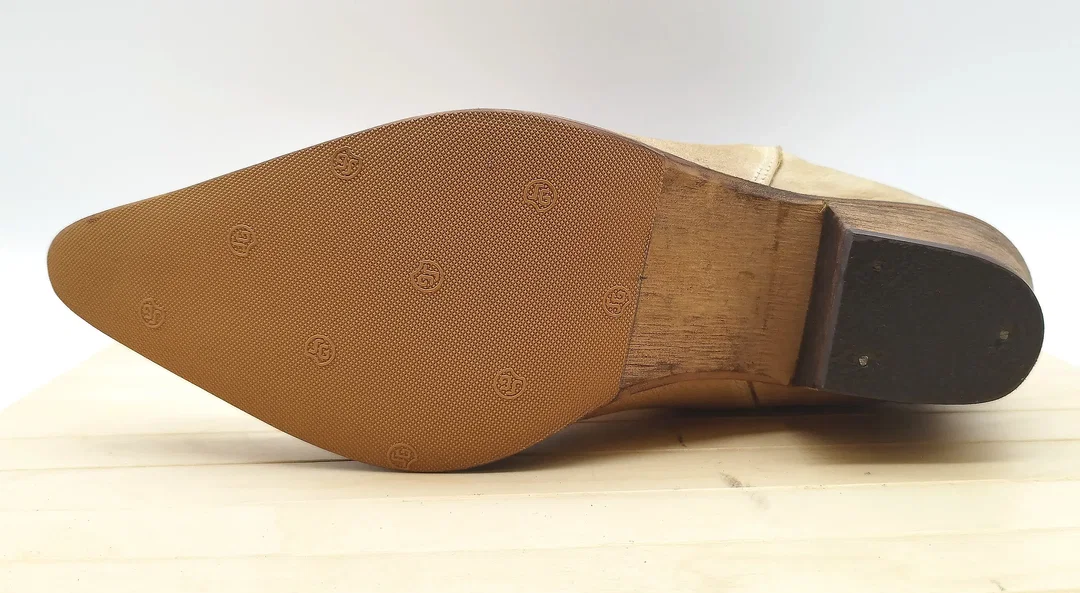 Colorado Vintage Cowboystiefel, Gr. 37, Leder, beige - neu besohlt  – Bild 5