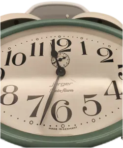 Großer Nostalgie Wecker Jerger, Bimboalarm, 70ger, Doppelglockenwecker, mechanisch - Bild 2