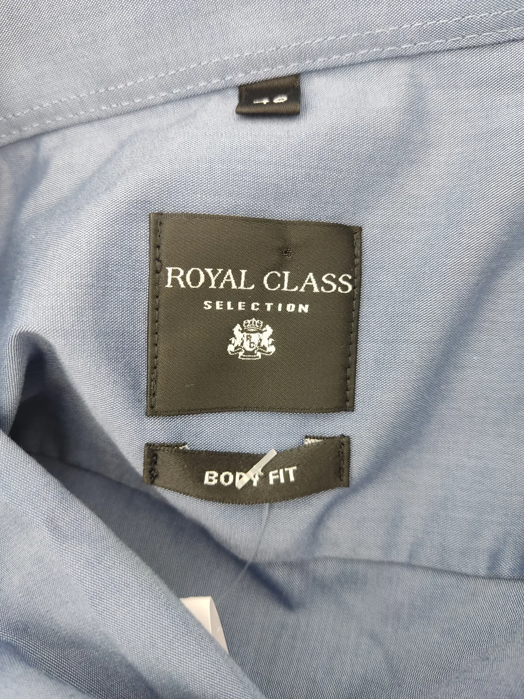 Royal Class Herrenhemd blau - Gr. 40 (Body Fit) – Bild 4