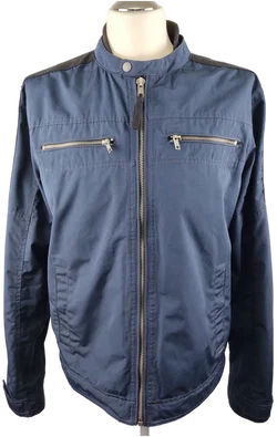 Petrol Herrenjacke Größe 54 in Blau | Herbstlicher Stil