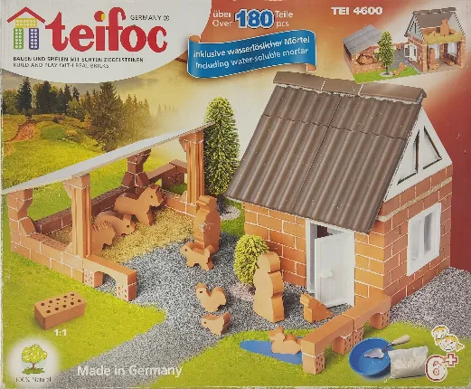 TEIFOC Steinbaukasten TEI-4600 Bauernhof - Bild 4