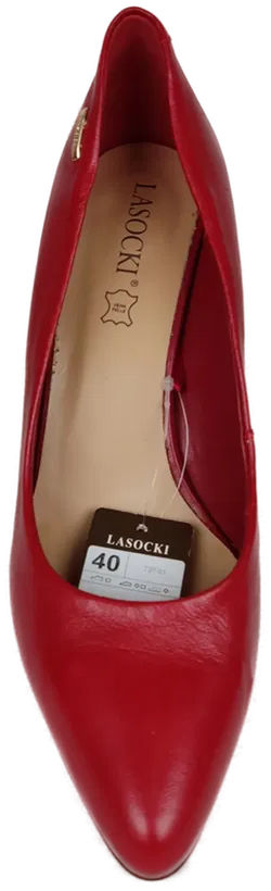 Lasocki Damen Pumps Leder, rot - Gr. 40 - Bild 3