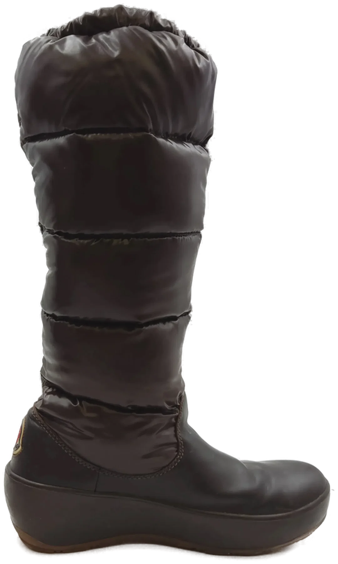 Moncler Damendaunenstiefel braun Gr. 39 – Bild 6