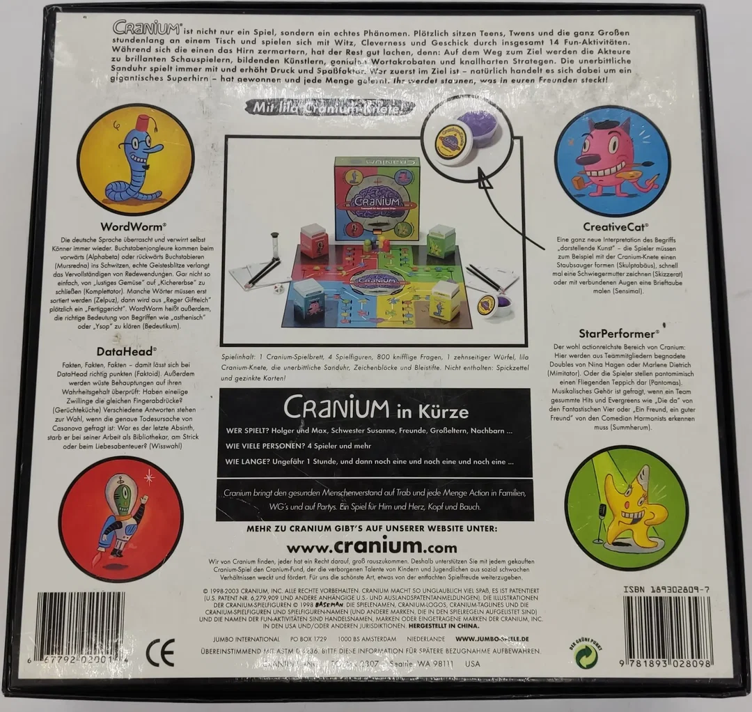 Jumbo Spiele  Cranium Teamspaß für den ganzen Grips – Bild 2