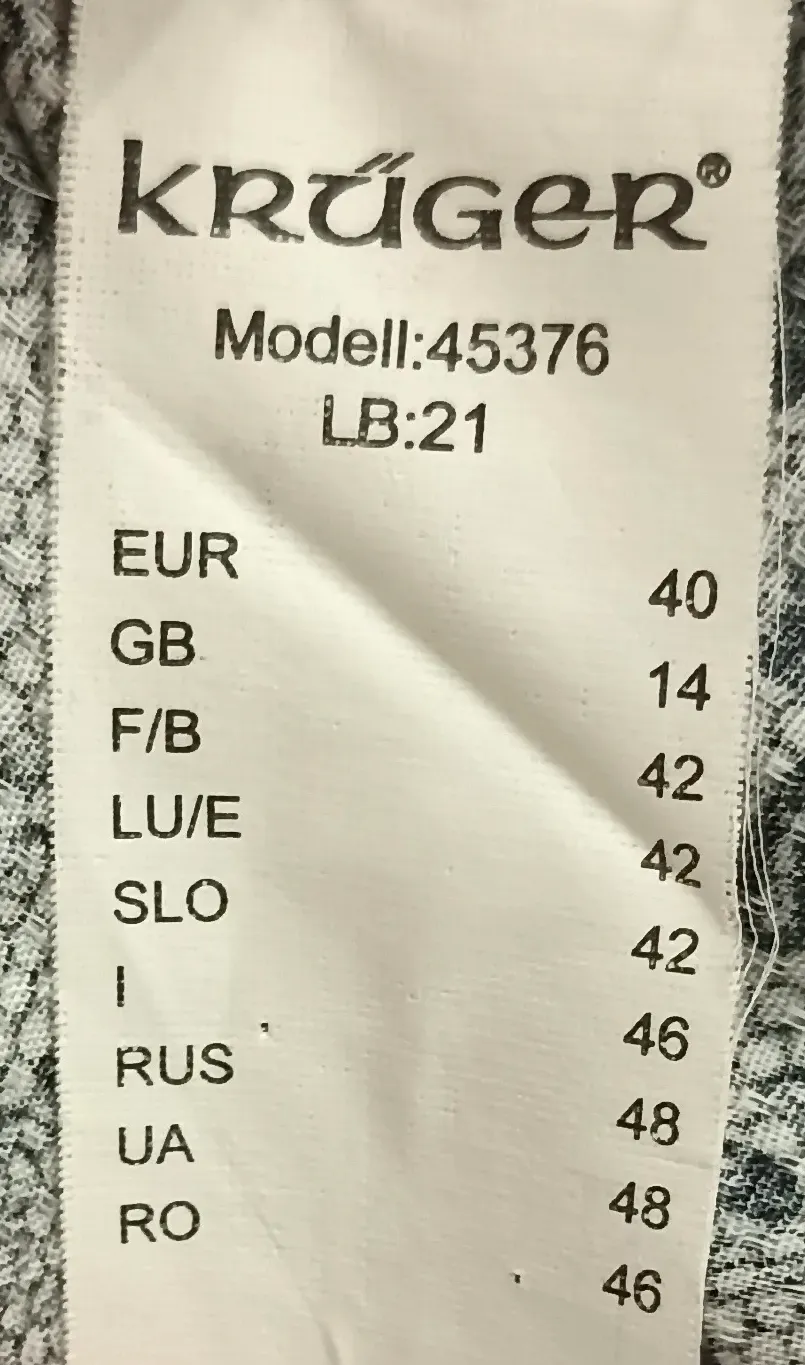 Krüger Madl Dirndl schwarz/weiß/pink Gr. XXS – Bild 5