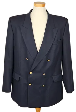 Burberry Herren Vintage Sakko, marine - Gr. XL  - Bild 1