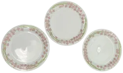 Porzellan Geschirrset mit Blütendekor - Bild 2