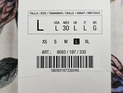 ZARA Damen Hose, weiß - Gr. L  - Bild 4