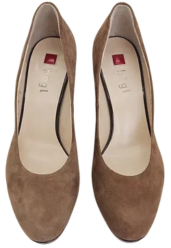 Högl Damen Veloursleder Pumps, braun - EU 37,5 - Bild 3