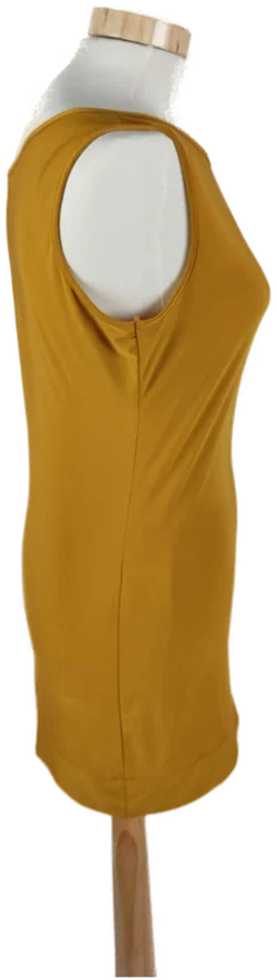 Damen Top, ärmellos, asymmetrischer Ausschnitt, senfgelb, Gr. 38 - Bild 2