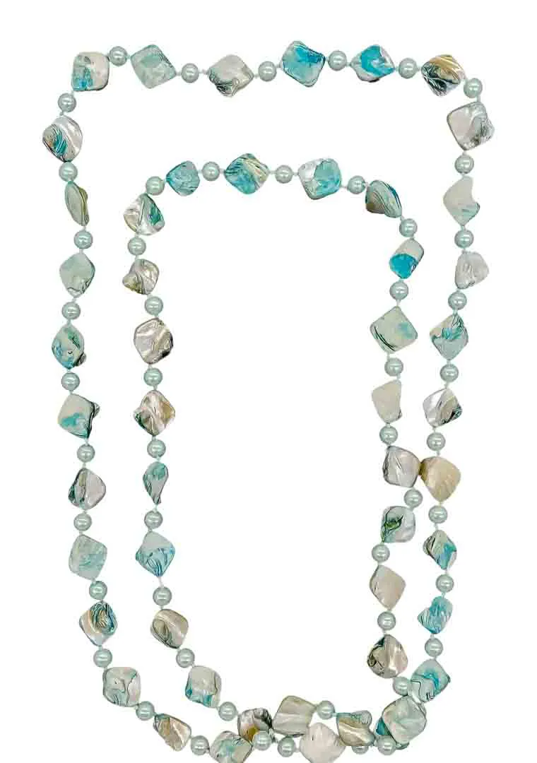 Muschel-Perlen Halskette - Bild 1