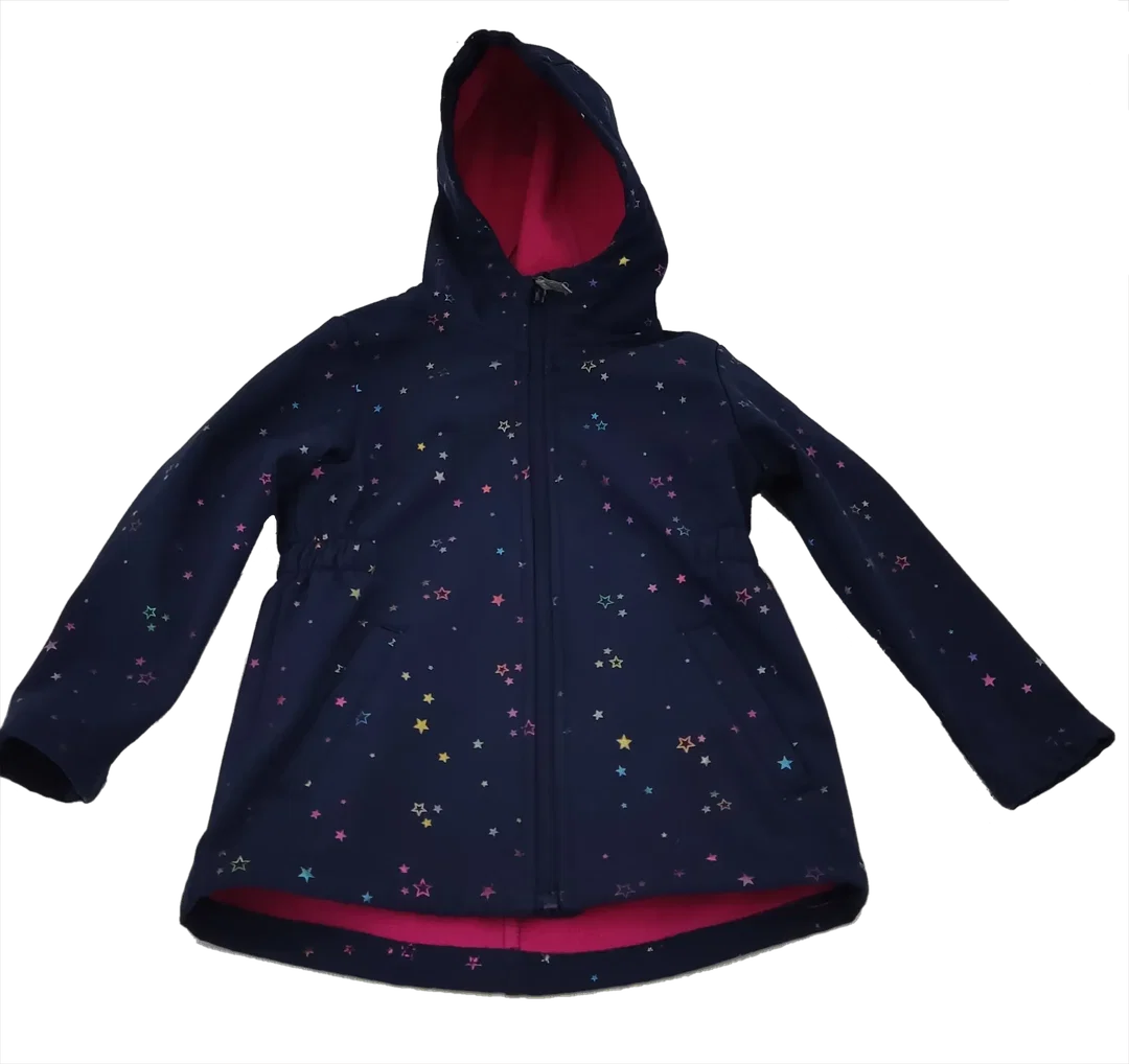 Topolino Mädchen Softshelljacke. dunkelblau mit Sternen - Gr. 104 – Bild 3