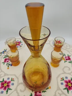 Likörset mit Bauchiger Glaskaraffe & 4 Gläser | Bar-Abend - Bild 5