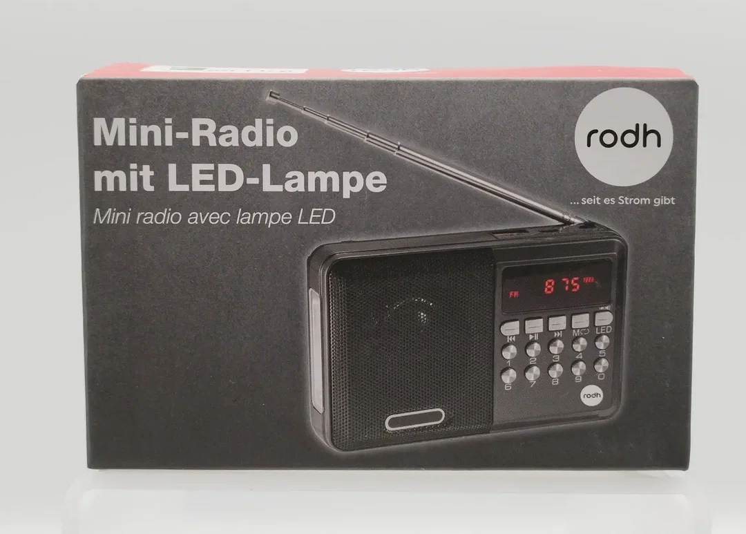 Tragbares FM Radio USB & LED | Kompakter Begleiter - Bild 1