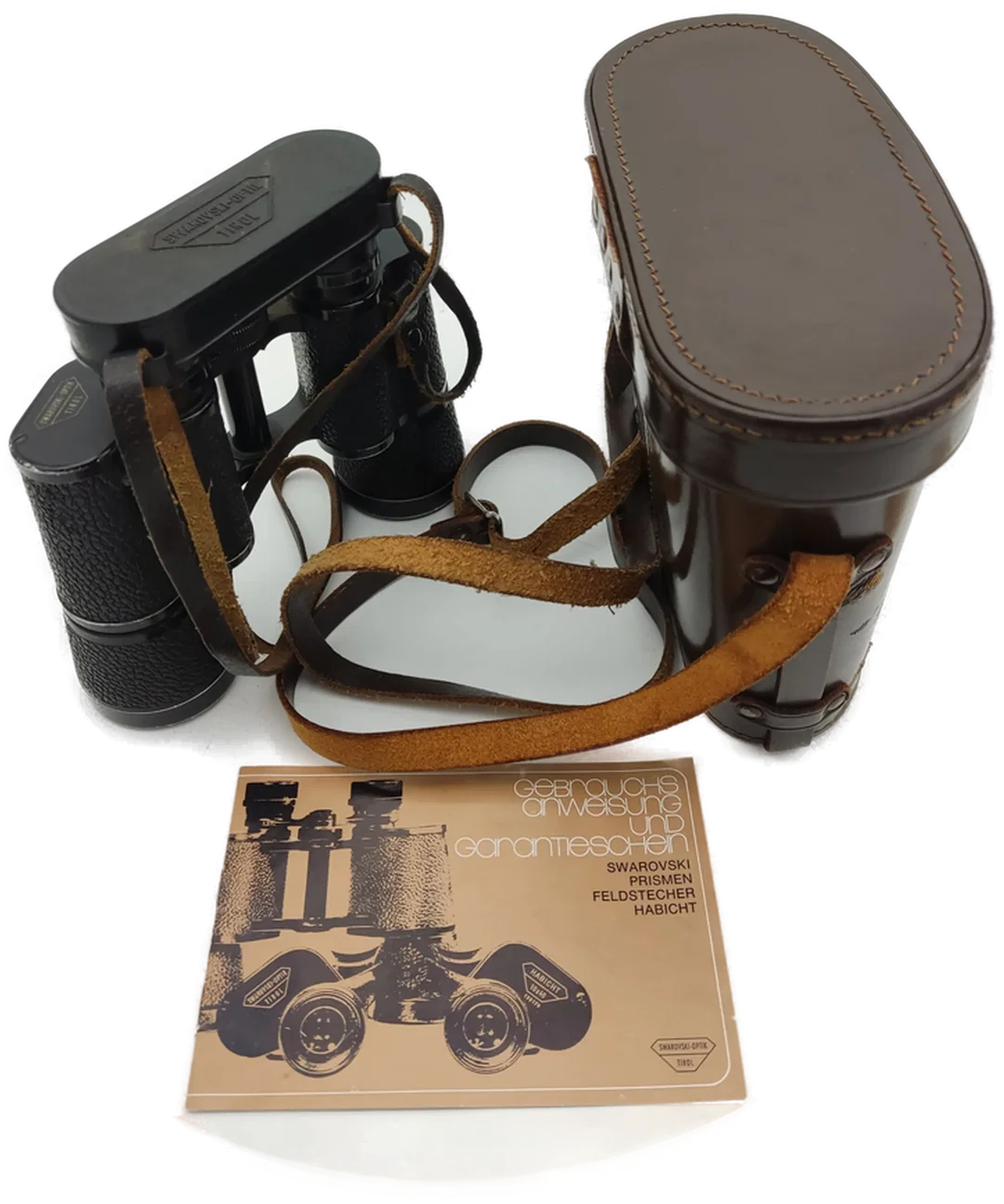 Swarovski Optik Tirol Fernglas Habicht 7x42, mit original Koffertasche und Papieren, 1973 – Bild 13
