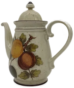 Winterling Kaffeekanne Karina beige mit Obstmotiv Vintage - Bild 4